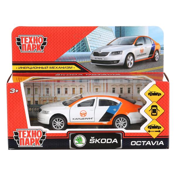 Machine en métal "skoda octavia karshering" 12 cm, ouverte, inerte., bel dans le cor. Parc technologique en cor2*36шт