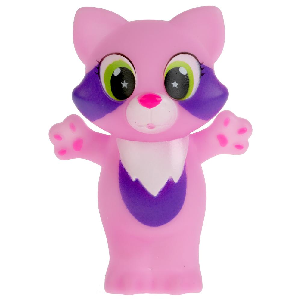 Игрушка для ванны енотик 9 см, в сетке, КАПИТОШКА в кор.2*240шт