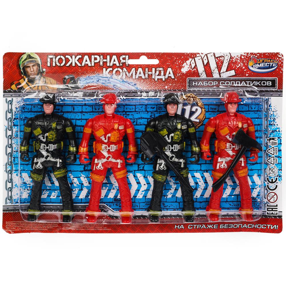 Набор солдатиков пожарные блист.28,5*3,5*18,5см ИГРАЕМ ВМЕСТЕ в кор.2*90шт