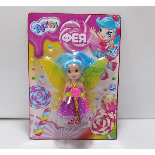 Кукла-фея 10см с крыльями, на блистере Тутти в кор.2*288шт