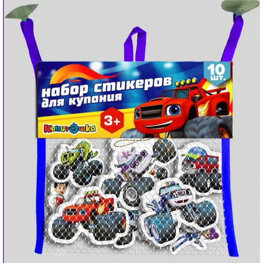 Набор стикеров EVA для ванны 12 шт в наборе КАПИТОШКА в кор.50наб