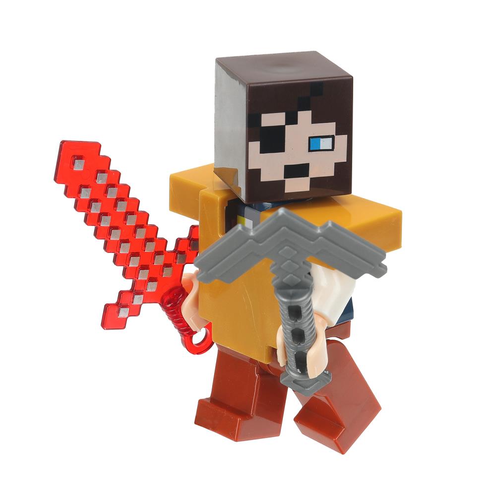 Конструктор фигурка мой мир с аксессуарами Город мастеров в кор.120шт