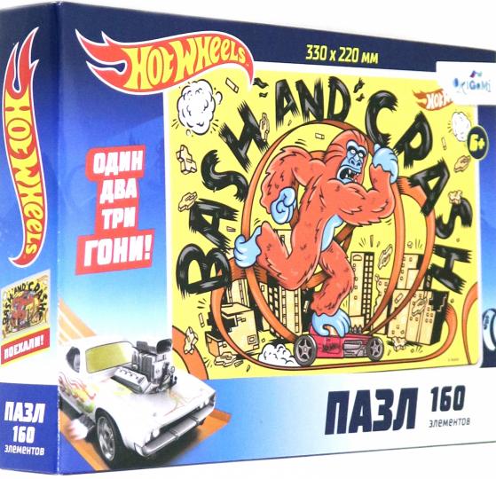 Origami. Hot Wheels. Пазл.160 эл. "Гони!" арт.05972 /12