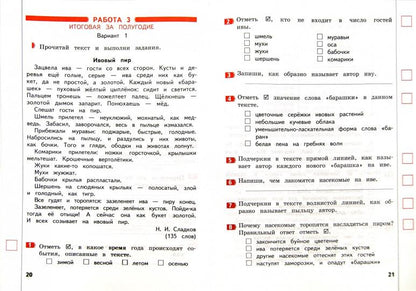 Литерат. чтение 2кл [Промеж. и итог. тест. работы]
