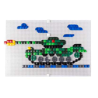 Мозаика. Военная техника. 300 фишек, 8 цветов, 2 поля.