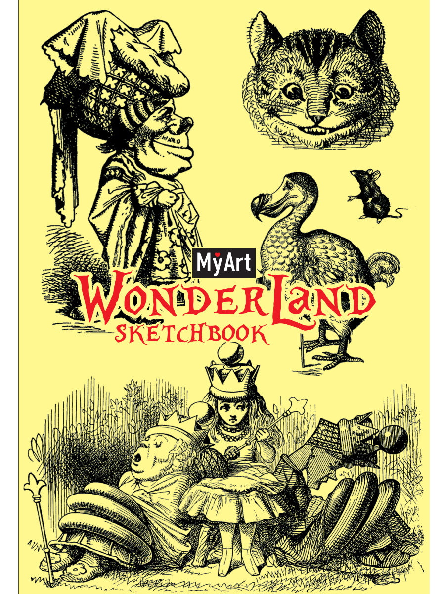 MyArt. СКЕТЧБУК "Wonderland sketchbook" В СТРАНЕ ЧУДЕС