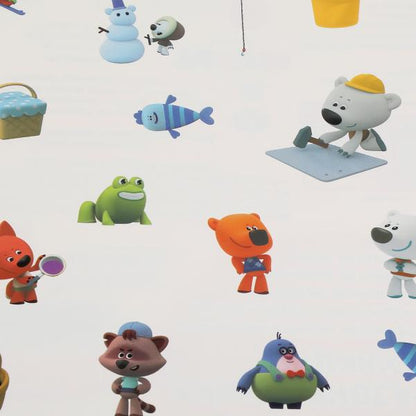 Веселые непоседы. Перевертыш 2 в 1. МиМиМишки. 210х285 мм.,8 стр. + наклейки. Умка в кор.50шт