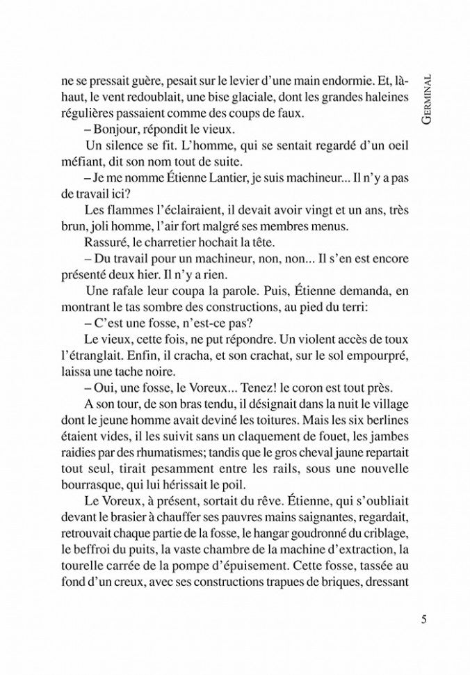 Жерминаль (книга для чтения на французском языке, неадаптир.)