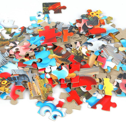 Волшебная деревня. Пазлы в коробке 104 детали. 190х141х35 мм. Умные игры. в кор.24шт