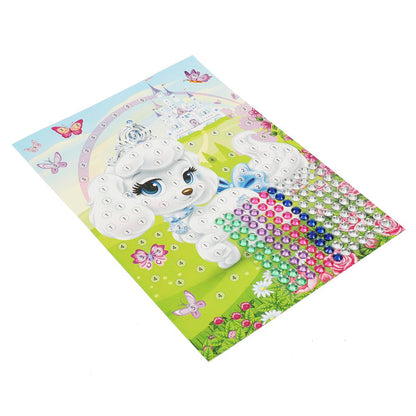 Аппликация стразами в пакете 15*21 см питомцы МУЛЬТИ АРТ в кор.100шт