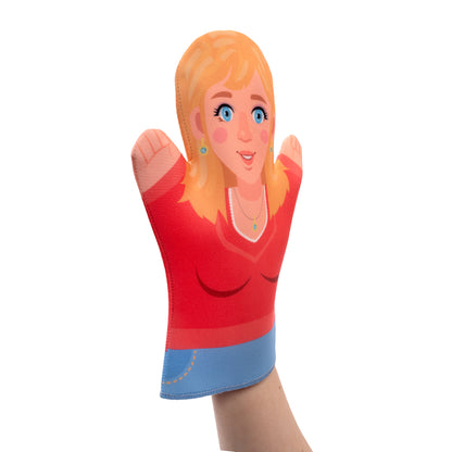 Théâtre domestique. Кукла-перчатка "Мама Люда"