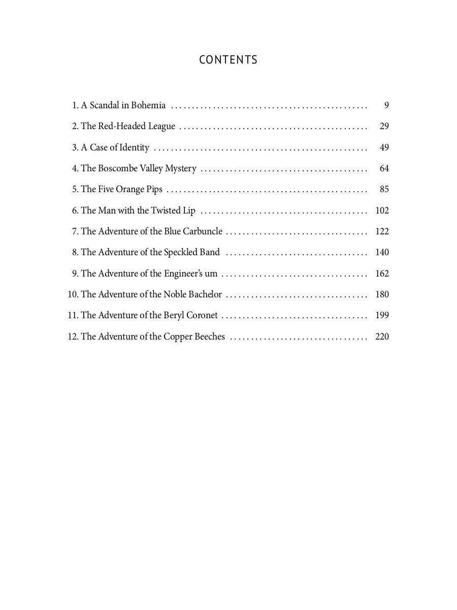 The Adventures of Sherlock Holmes