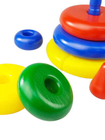 Пирамидка Малышок- 7 колец конус из выдувной plastмассы