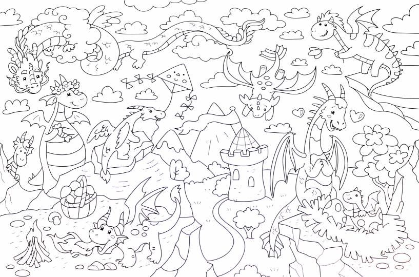 РАСКРАСКА-ВИММЕЛЬБУХ. ВОЛШЕБНЫЕ ЗВЕРЯТА