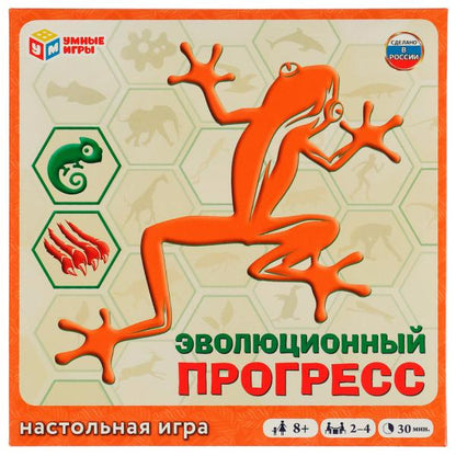 Progrès évolutif. Настольная игра-квадрат. 40 cartes. 250х250х55mm. Умные игры в кор.10шт