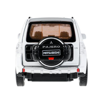 Машина металл светзвук MITSUBISHI pajero 4wd турбо,14,5 см, двери, инерция Технопарк в кор.2*24шт