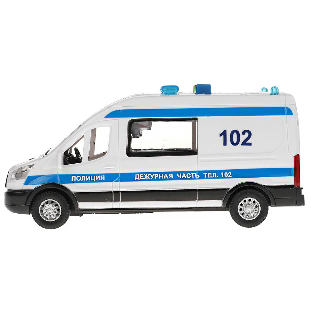 TRANSITVAN-16PLPOL-WH Machine en plastique noir FORD TRANSIT ROUGE 16 cm, double, 3 boutons, cor. Тех