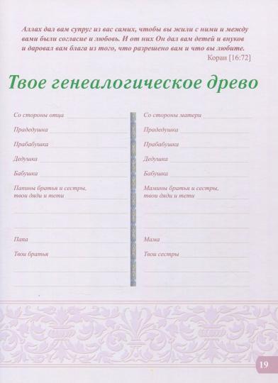 Альбом ребёнка. Наш малыш - дар Аллаха