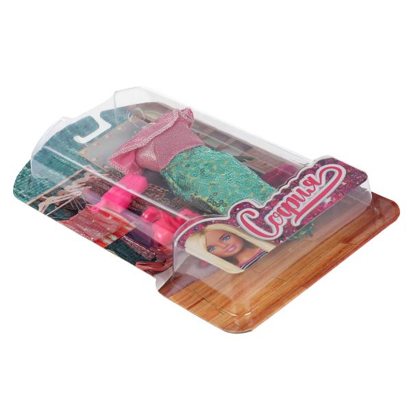 Accessoires pour un gâteau de 29 cm. нарядной одежды и акс для Софии,blisterer КАРАПУЗ в кор.36шт