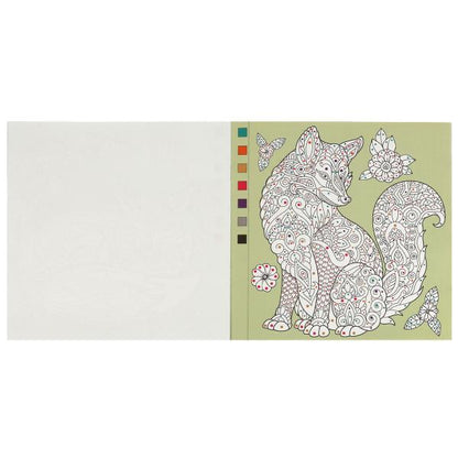 Загадочные лисы. Раскраска Квест по цвету. 240х240мм. Скрепка. 24 стр. Умка в кор.50шт