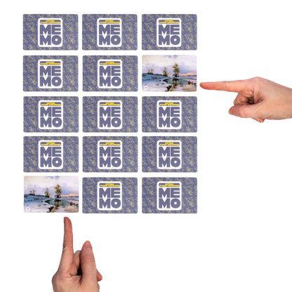 Игра настольная МЕМО "Картины русских художников" (50 cartes)