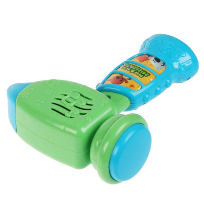 Молоток "МИМИМИШКИ" веселый молоток со светом. 26 песен, мелодий, фраз и звуков. ТМ "Умка"