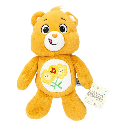 Игрушка мягкая мишка желтый 20см, озвуч., в пак. Jouer à la cor.24шт