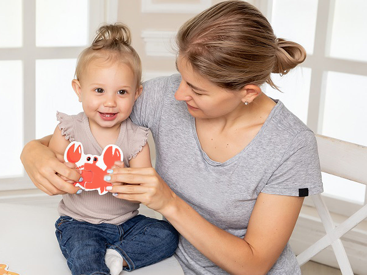 Jouets pour bébé "Обитатели моря" (5 cartes, 14 jours)
