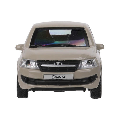 Машина металл LADA granta 11,5 см, двери, инерц, бежевый, кор. Технопарк в кор.2*36шт