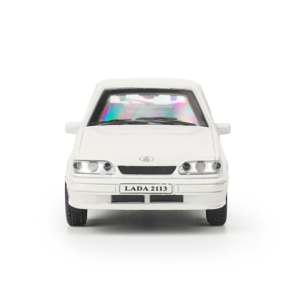 Machine en métal vaz-2113 12 cm, double, sac, argent, blanc, cor. Parc technologique dans le cor.2*36шт