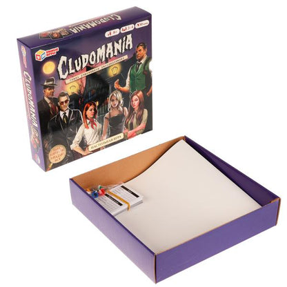 Cludomania. Настольная игра-ходилка квадрат. 40 карточек. 250х250х55мм. Умные игры в кор.10шт
