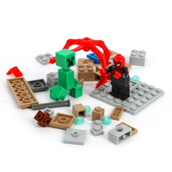 Конструктор мой мир+спайдермен, 54 дет. Город мастеров в кор.144шт