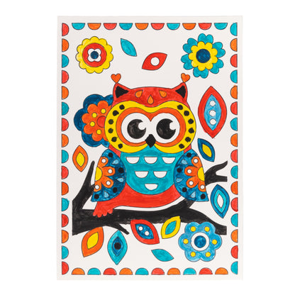 Набор для творчества. Раскраска "Совушка"