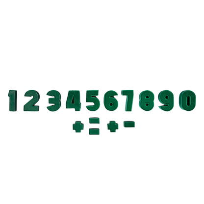 МАГНИТНАЯ КАССА. НАБОР БУКВ И ЦИФР (H=25, 78 ШТ.) в кор.15шт