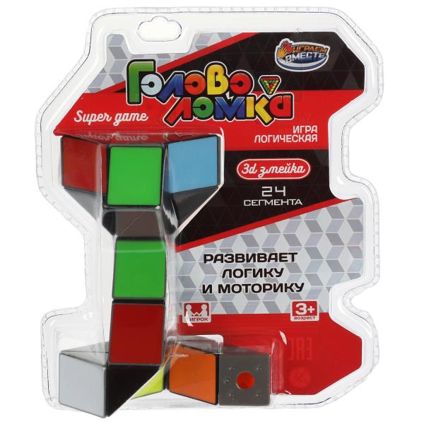 Jeu de logique, blister, 14*16,5*8 cm, IJGРАЕМ ВМЕСТЕ en cor.2*72