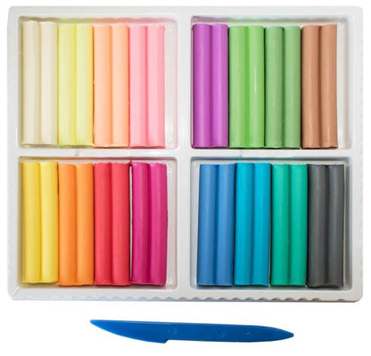 Луч. Пластилин мягкий восковой "Школа творчества" 16 цветов арт.29С 1772-08 /14 в