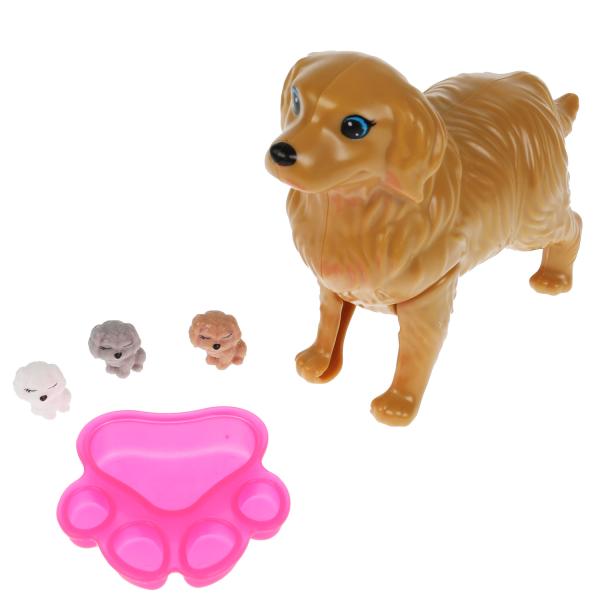 Кукла 29 см София, руки и ноги сгиб, акс, беременная собака, кор КАРАПУЗ в кор.24шт