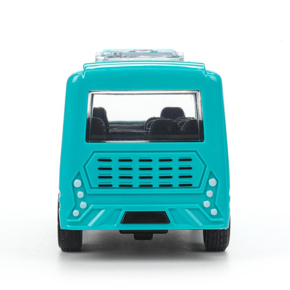 Machine en plastique АВТОБУС 12 см, инерция, дверь Технопарк в кор.2*120шт