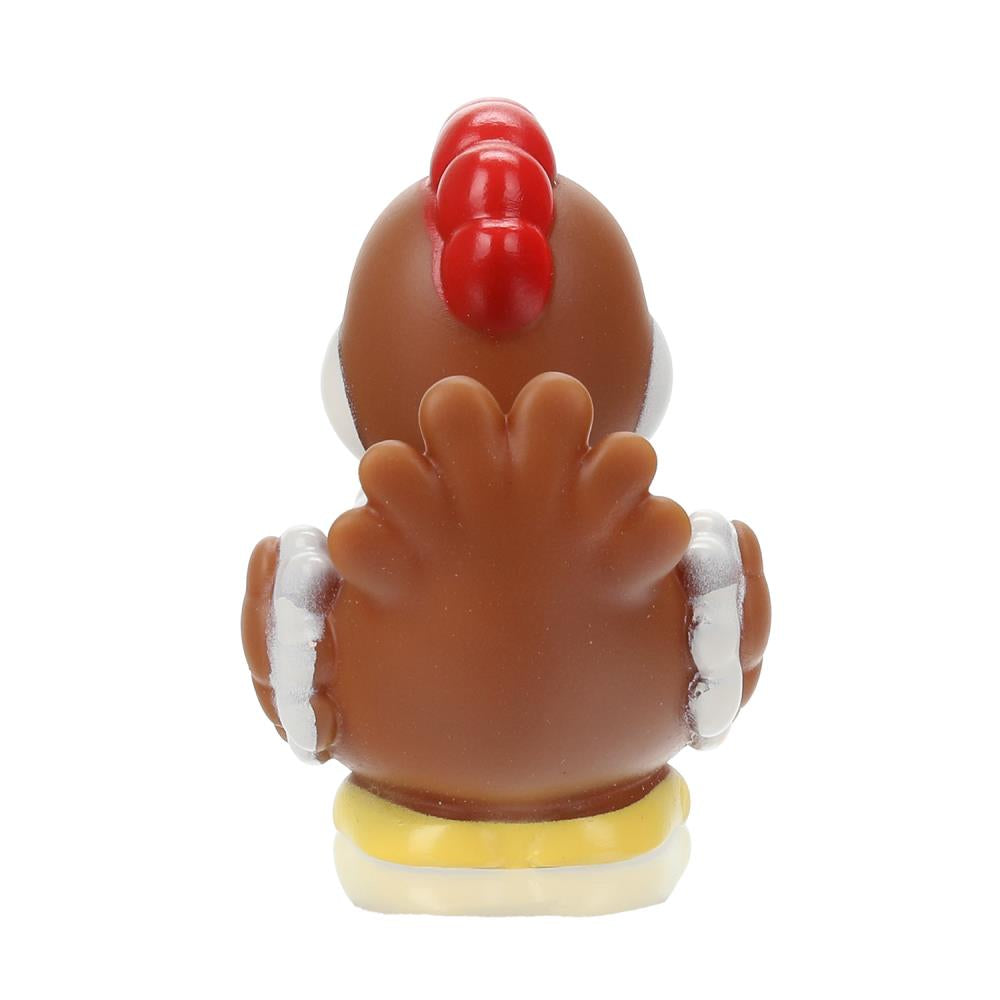 Игрушка пластизоль для ванны курочка, в сетке КАПИТОШКА в кор.2*144шт