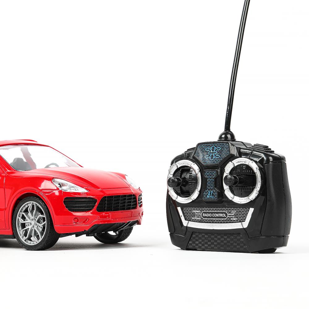 Машина р/у PORSCHE cayenne 24 см, красный, кор Технопарк в кор.2*12шт