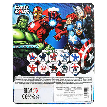 Антистресс тянучка, блистер Супер Флекс в кор.4*12шт