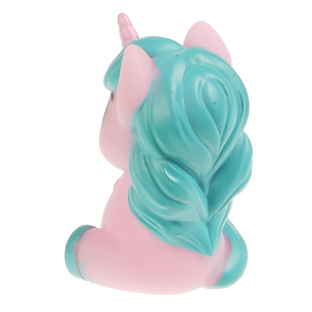 YF-06-2021 Игрушка для ванны единорожка 9 см, в сетке, КАПИТОШКА в кор.2*240шт