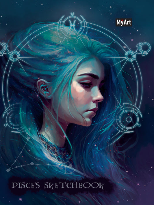 MyArt. СКЕТЧБУК "ЗНАКИ ЗОДИАКА" РЫБЫ