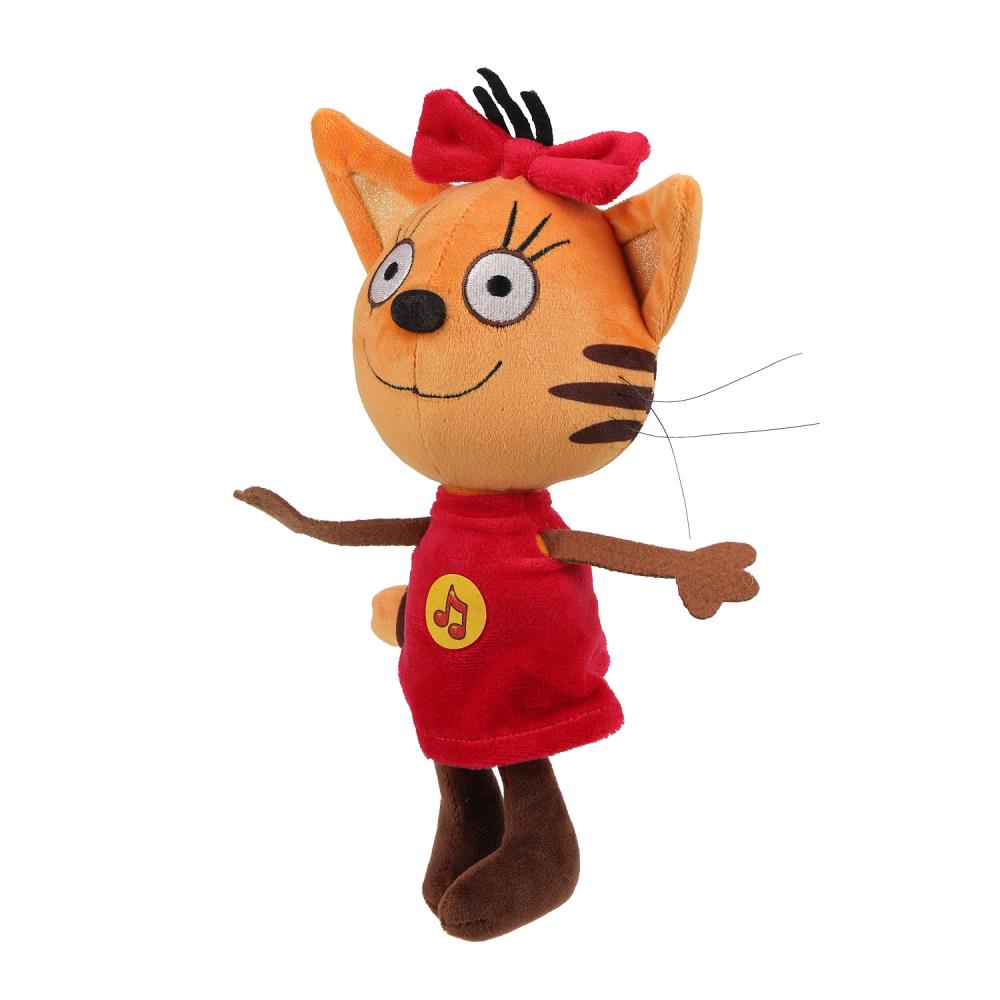 Игрушка мягкая Три Кота Карамелька новая 16см, муз. puce, dans un paquet. "МУЛЬТИ-ПУЛЬТИ" dans кор.24шт