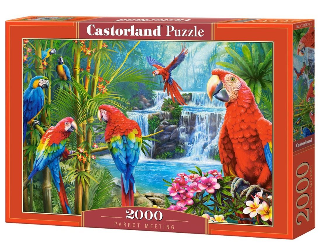 Castorland. Пазл 2000 арт.C-200870 "Попугаи"