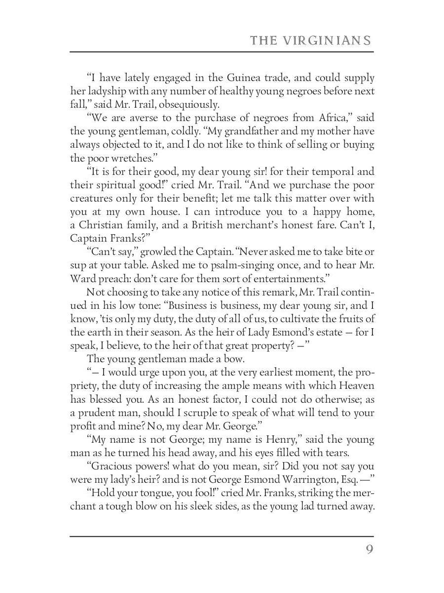 The Virginians 1 = Виргинцы: рассказ о последнем веке 1: на англ.яз