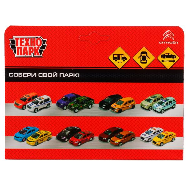 Машина металл CITROEN SPACE TOURER ПОЛИЦИЯ 12 см, двер, инер, бел, кор. Технопарк в кор.2*36шт