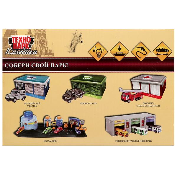 OILSTA-22PL2106-YE343262 Игрушка пластик свет-звук бензоколонка С МАШИНКОЙ 21 см кор. ВАЗ-2106 Техно