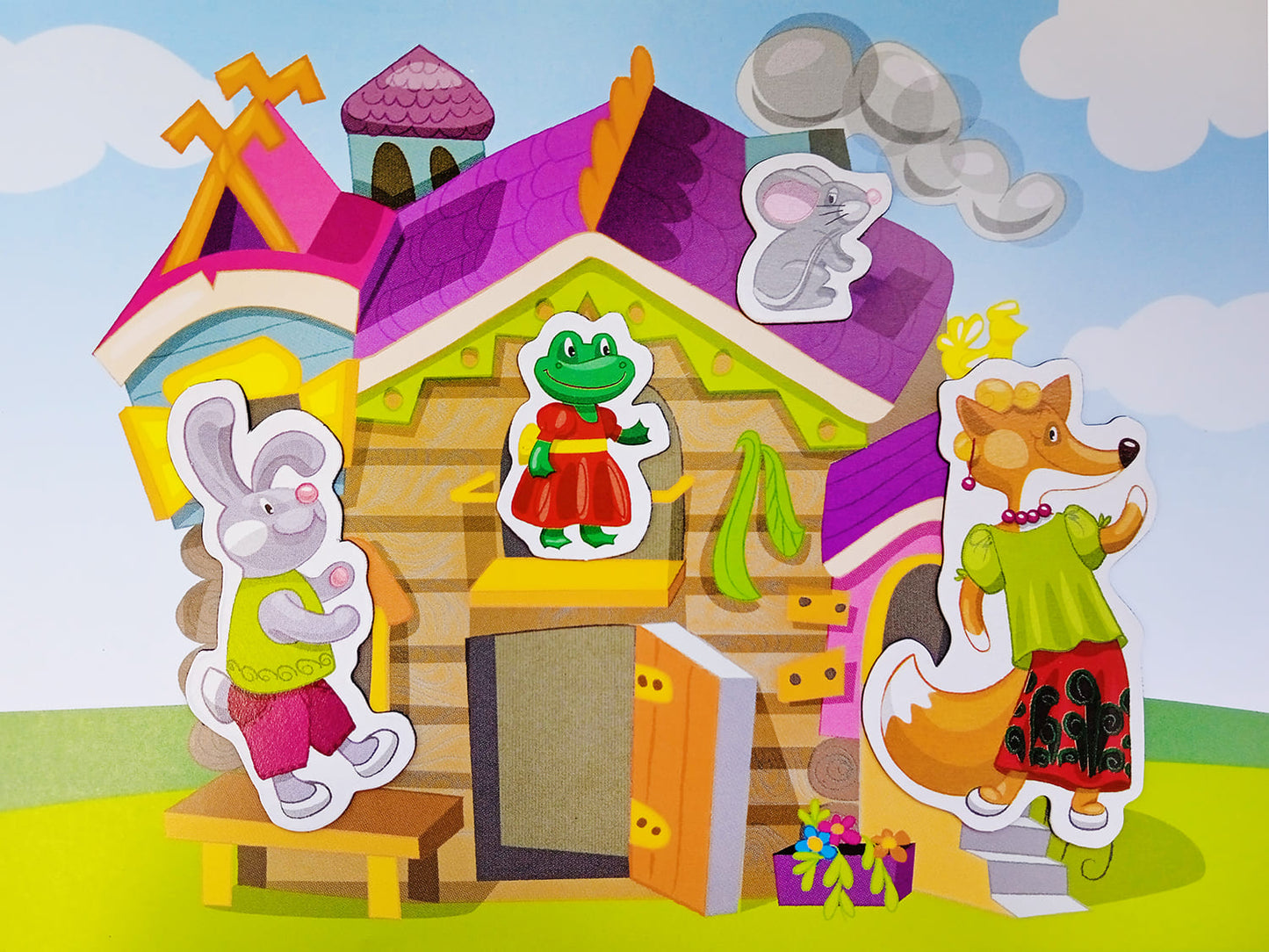 Игра магнитная "В гостях у сказки" Серия Магнитные истории (европодвес)