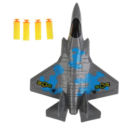 Бластер САМОЛЕТ , стреляет мягкими пулями, блистер, 23,8*18*4,5см ТЕХНОДРАЙВ в кор.2*60шт